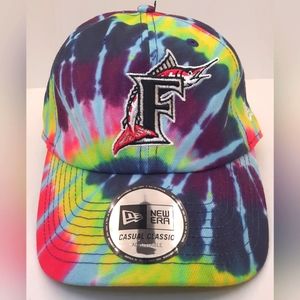 New Era Florida Marlins Classic Cooperstown Tie Dye Adjustable Hat MLB Baseball